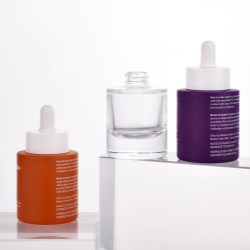 Cylinder Round Glass Bottles